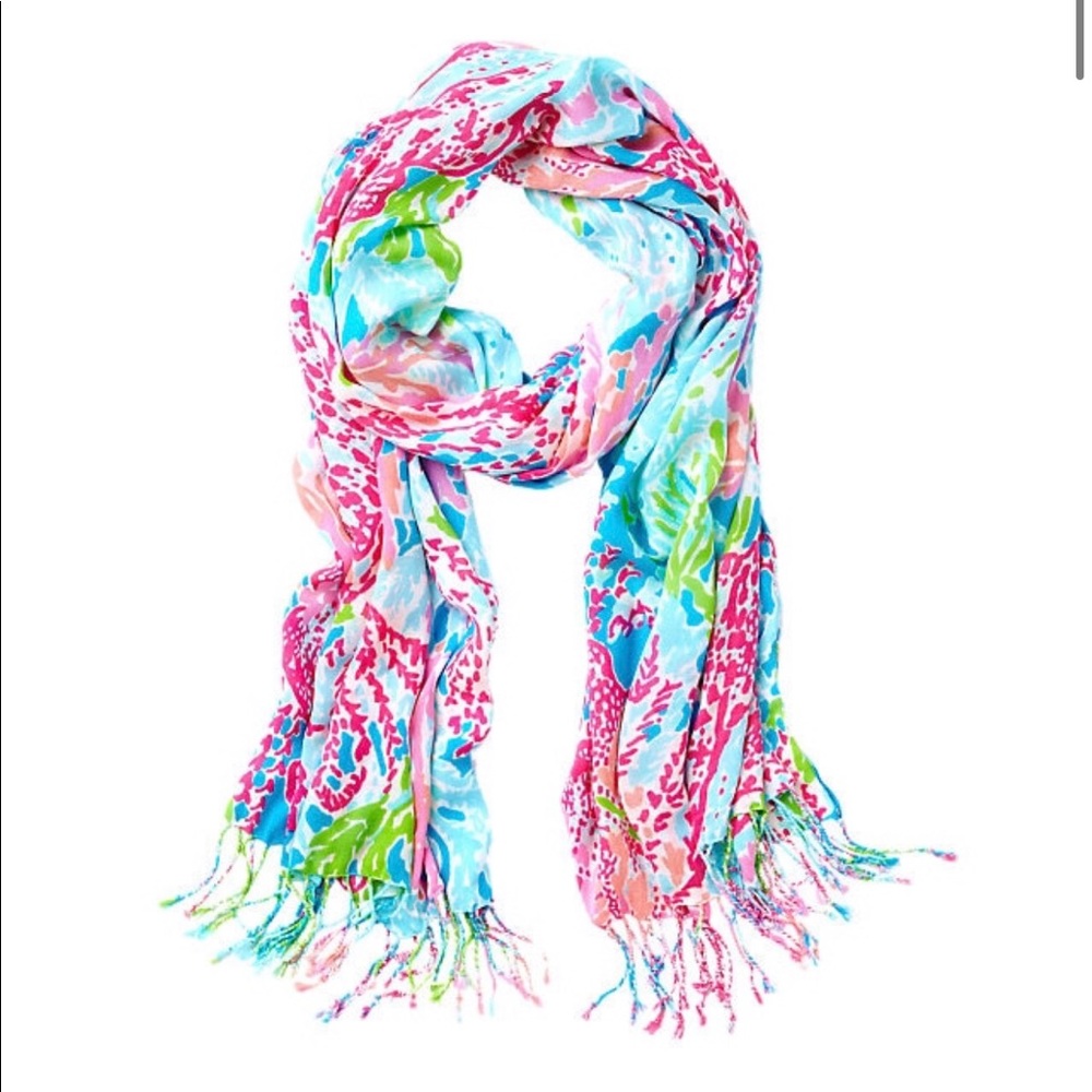 NWOT Lilly Pulitzer Lets Cha Cha Scarf